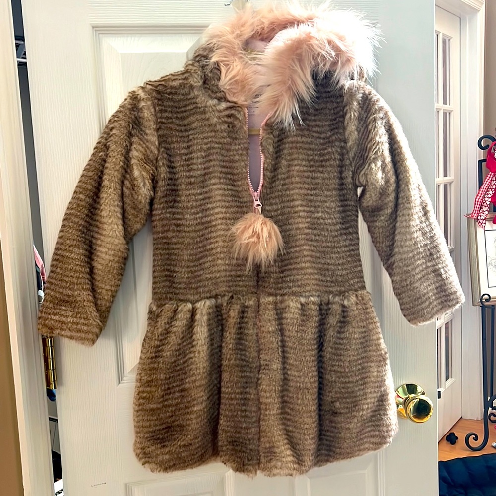 American Widgeon Pink Tan Hooded Coat